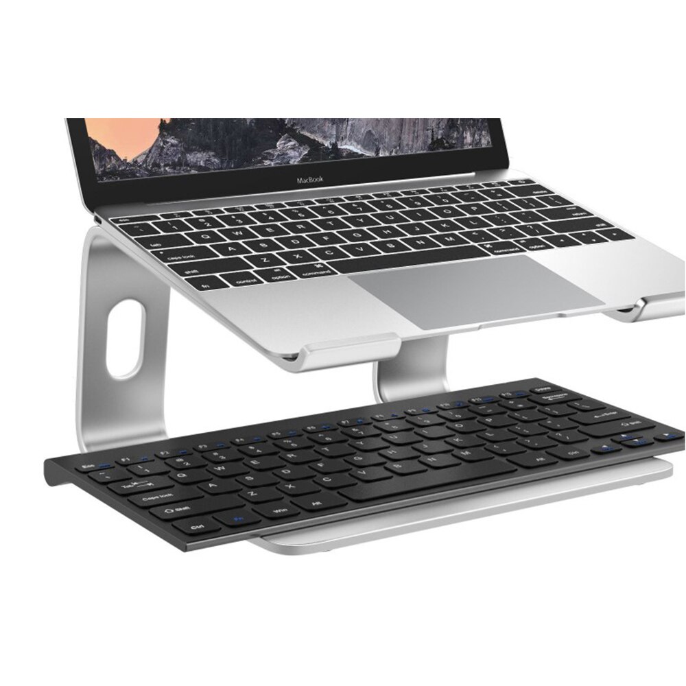 The Metal Aluminum Alloy Laptop Computer Portable Suspended Nano-Base Raised Cooling Frame