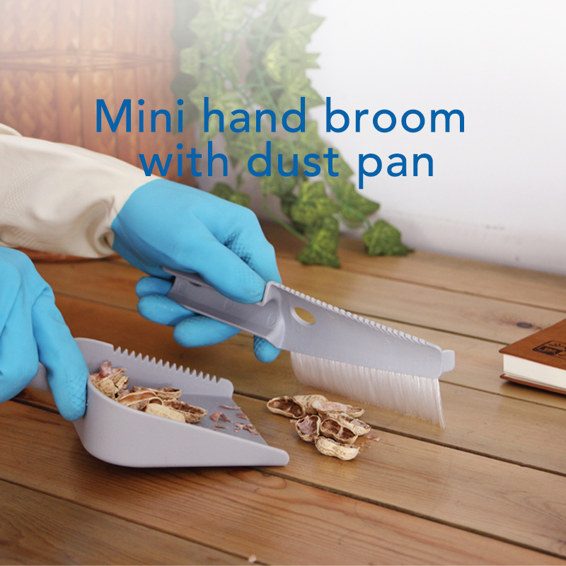 Plastic Mini Broom And Dustpan Desktop Sweep Cleaning Brush Dustpan And Brush For Cleaning Table Window Keyboard Kitchen