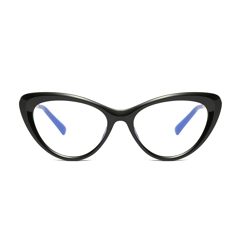 Montura de gafas de ojos de gato para mujer, lentes transparentes de de , gafas graduadas para miopía,