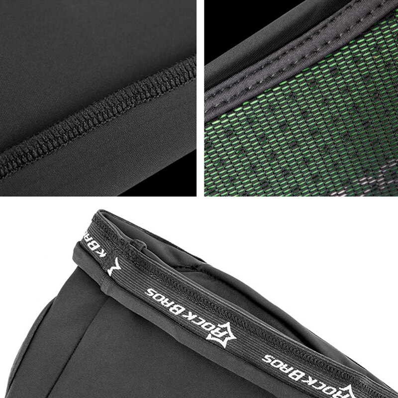 Genouillères ROCKBROS Vélo/Skate - Coque Dure - Orange - Réfléchissantes - Taille Unique