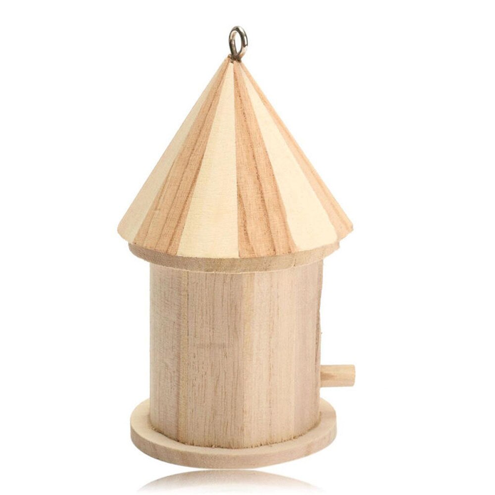 30 # Vogel Huis Houten Opknoping Nestelen Dozen Met Lus Voor Huis Tuin Yard Decoratie Vogelhuisjes Pet Supply Accessoires