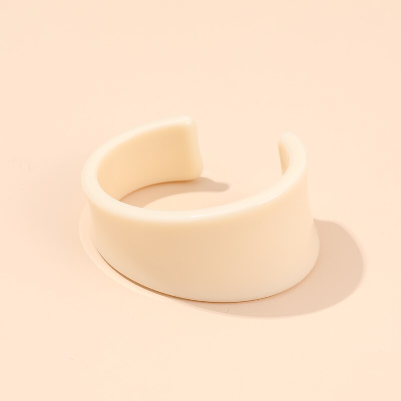 Guanlong acrílico aberto bangles feminino indiano jóias festa bangle com designer encantos círculo pulseiras pulseira atacado elegante: KB212-7