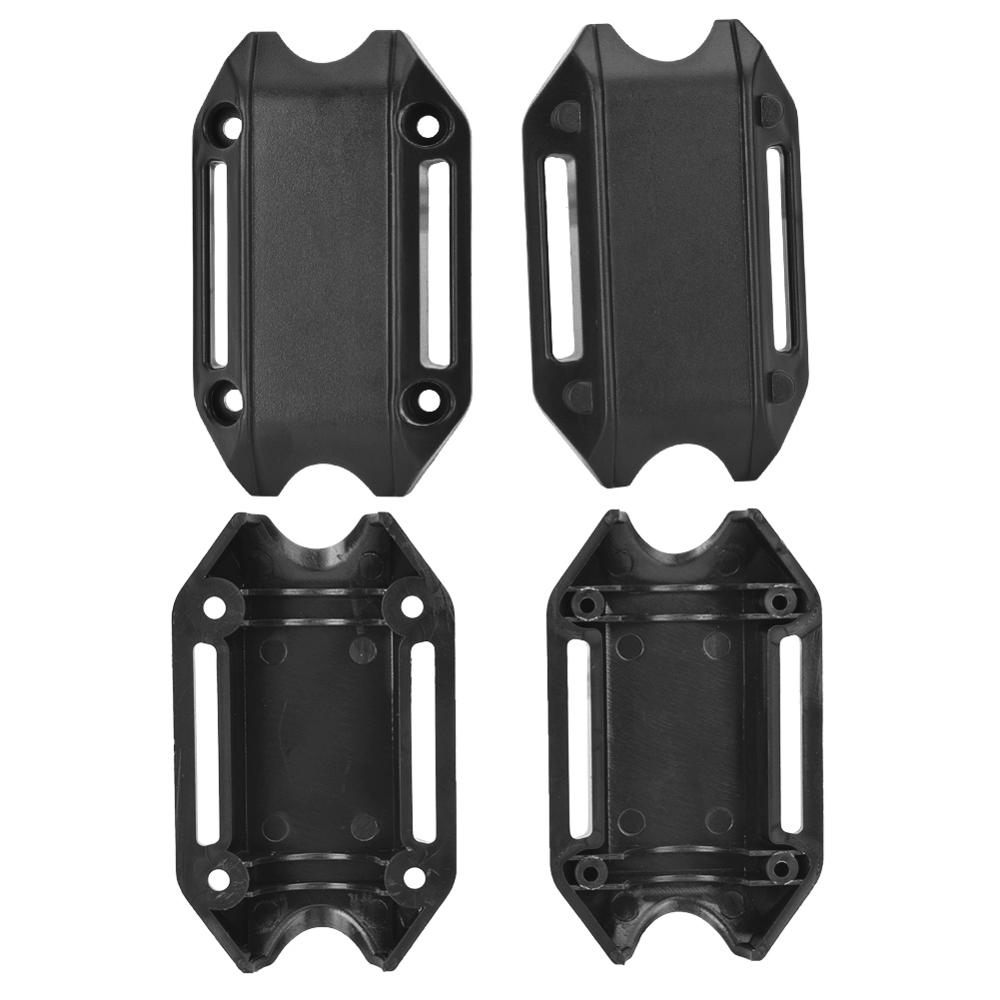 2 sett（ 8 stk ) 25mm motorsykkel kollisjonsstang støtfanger motorvernbeskyttelse til bmw  f800gs f700gs f650gs svart