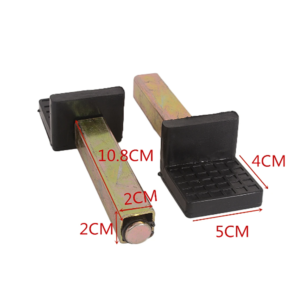 1 paar motorfiets fietsstandaards wielsteun framestandaard zwenkarm lift statiefhaken haak vork U-stijl en rubber L-type