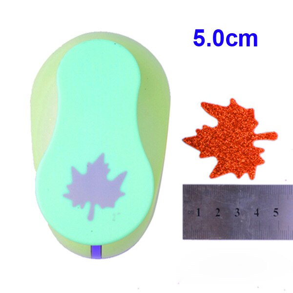 Freesship leaves 16mm 25mm 35mm 48mm craft punch twig leaf Punch Craft Scrapbooking Paper Puncher Tree Shaped Punches: 50mm maple leaf