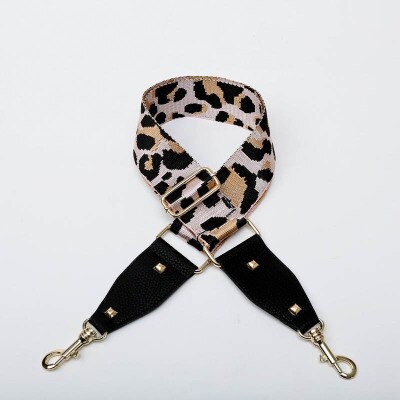 HJKL kolorowe torby na pasek pasek akcesoria do Leopard ziarna moda regulowany pasek na ramię torebka akcesoria dekoracyjne torby