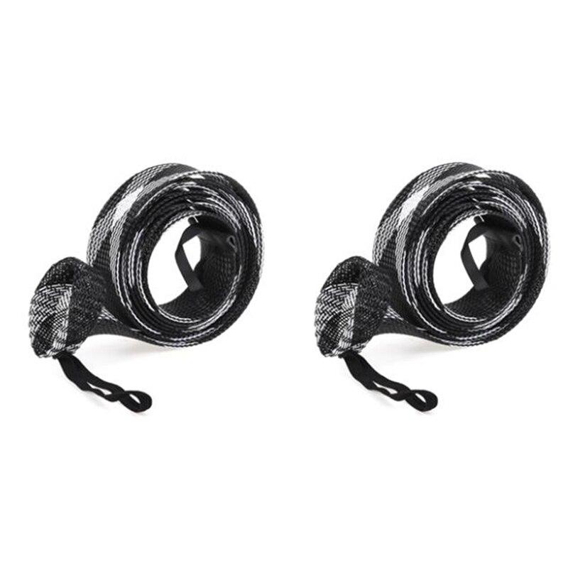 2Pc 3.5X190cm Elastische Hengel Beschermende Schede Netto Buis Cover Mouw Hengel Beschermhoes