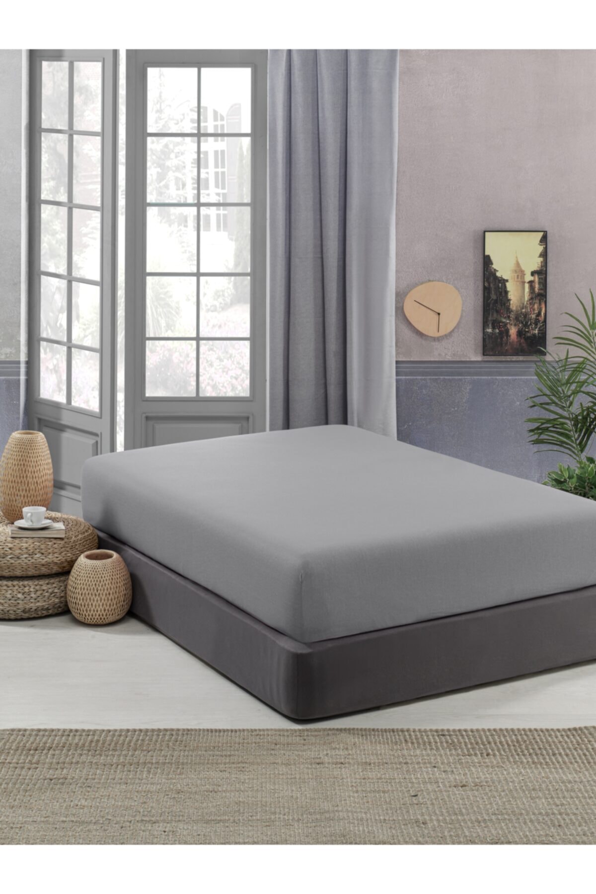 100% Cotton Fitted Single Sheet