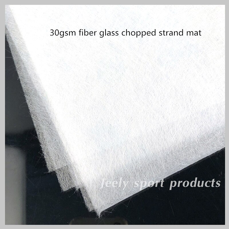 Jeely 30gsm Tot 450gsm Glasvezel Doek Alkali-Gratis Glasvezel Gehakte Strand Mat 100 Cm Breedte * 100 Cm lengte: 30gsm