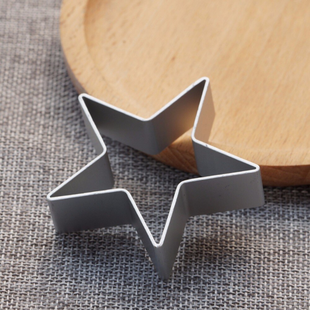 Kekse Formen Für Erstellen Blume Pentagramm Stern Quadrat Herz bilden Plätzchenbacken Werkzeuge Backformen