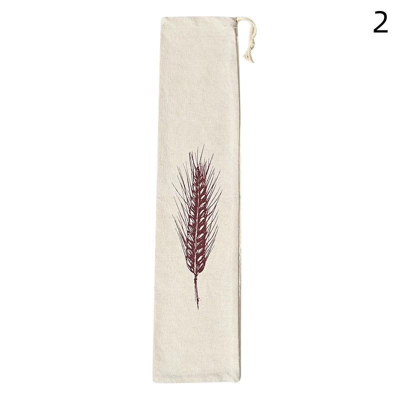 Linnen Broodzak Herbruikbare Stokbrood Katoenen Trekkoord Opbergtas Brood Zelfgemaakt Brood Vers Milieuvriendelijk Houden Voor Stokbrood: Licht Groen