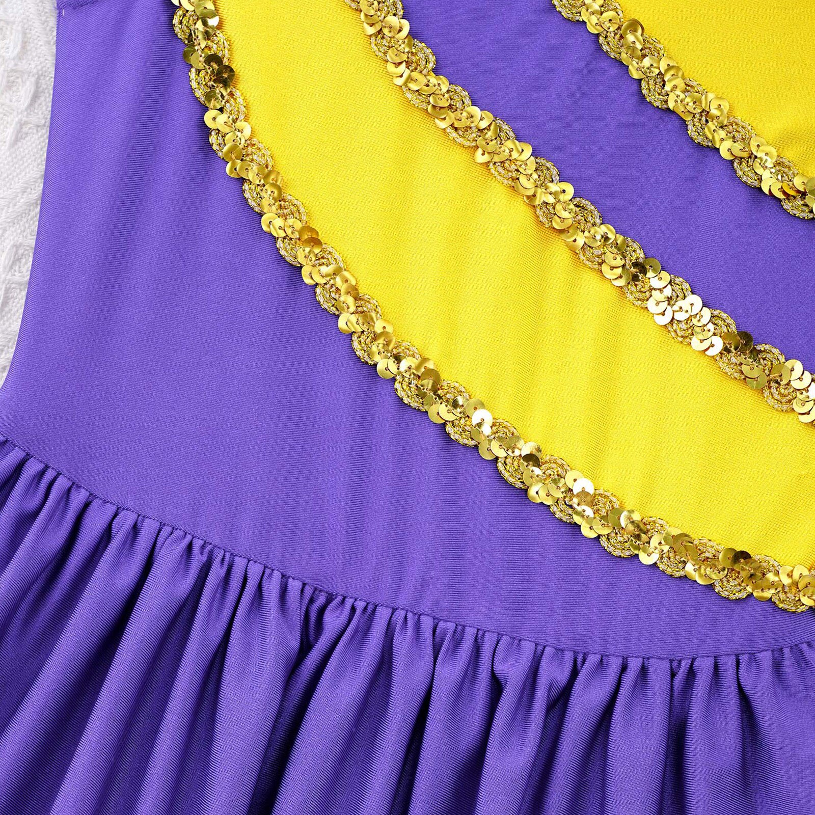 Kids Cheerleading Uniform Dress Children Cheerleader Costume Sequins Girls Dancewear for Performance Compettion Cheerlead Dress