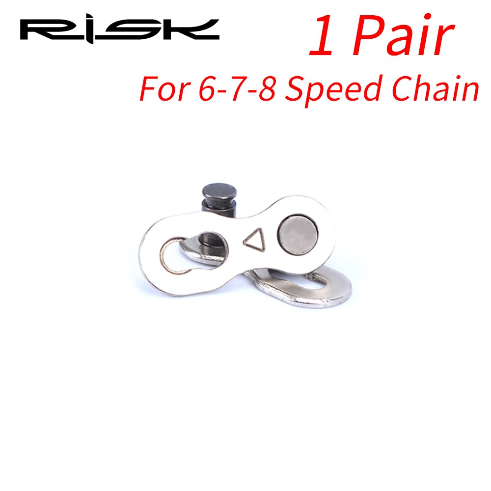 RISK Bike Chain Quick Link MTB Road Bike Chain Missing Quick Connector Connecting Master Link for 6 7 8 9 10 11 12S Speed Chain