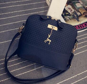 Vogue Star offre spéciale! Sacoches en forme de coquille pour femmes, sacoches tendance, Mini sac à épaule avec jouets en cerf,: Black