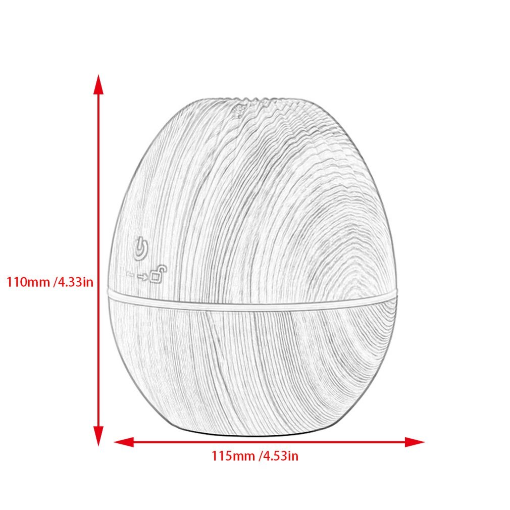 M1 Mini Ultrasonic Cool Mist Humidifier Unit with Whisper Quiet Operation Automatic Shut-Off and Night Light Function