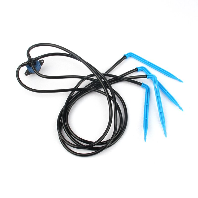 25pcs 4 Heads Drip Irrigation Emitters Kits Micro Irrigation System Drip Arrow Dripper Watering Kits With Compensation Emitters: Blue L