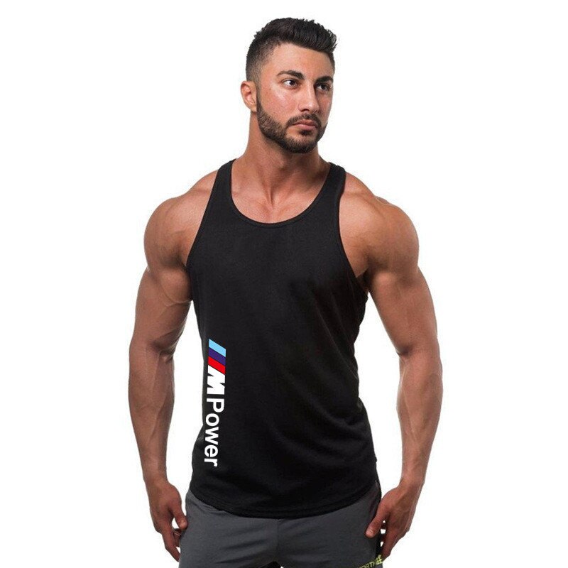 Camisetas de compresión sin mangas para hombre, camiseta de Fitness para hombre, camiseta culturismo, chaleco de gimnasio para Fitness: 4 / XL