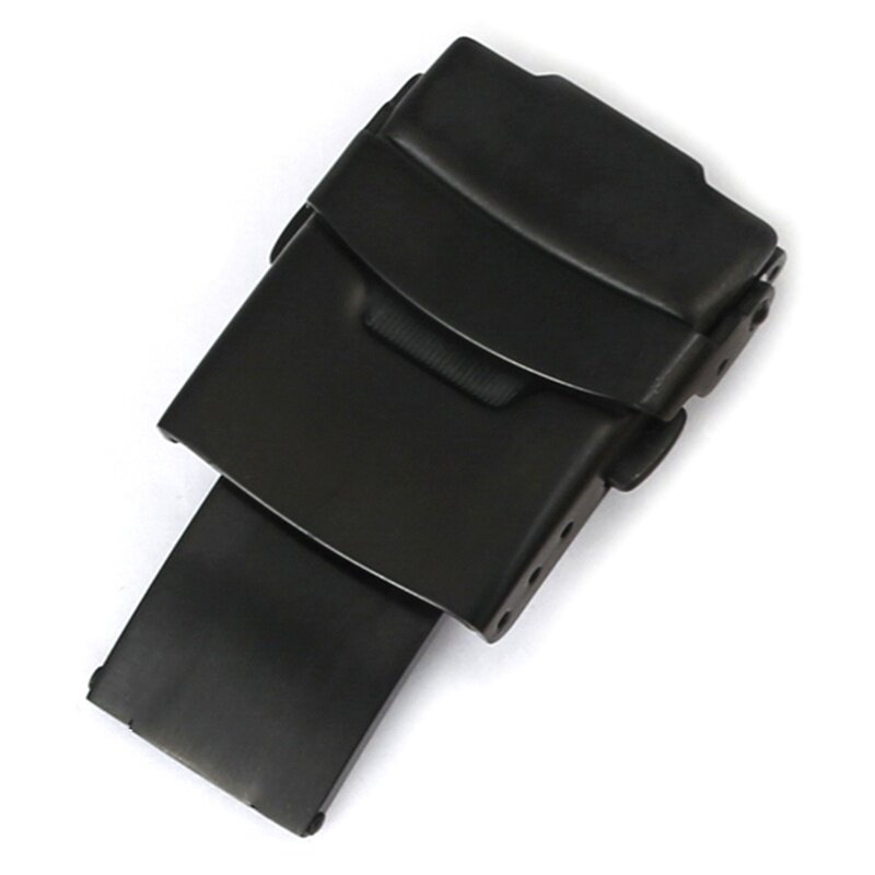 16Mm 18Mm 20Mm 22Mm 24Mm Roestvrij Staal Horloge Band Pin Gesp Voor Horloge Opvouwbare Gesp Dubbelpers Zilveren Horloge Accessoires