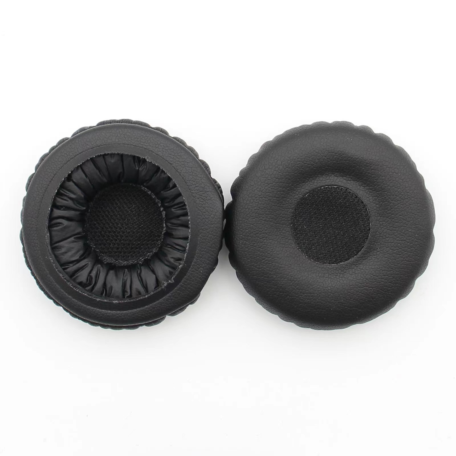 Oorkussens voor akg  y40 y45 y45bt hoofdtelefoon, vervangende oorkussens voor headset, rubberen hoofdbandkussens: Zwart