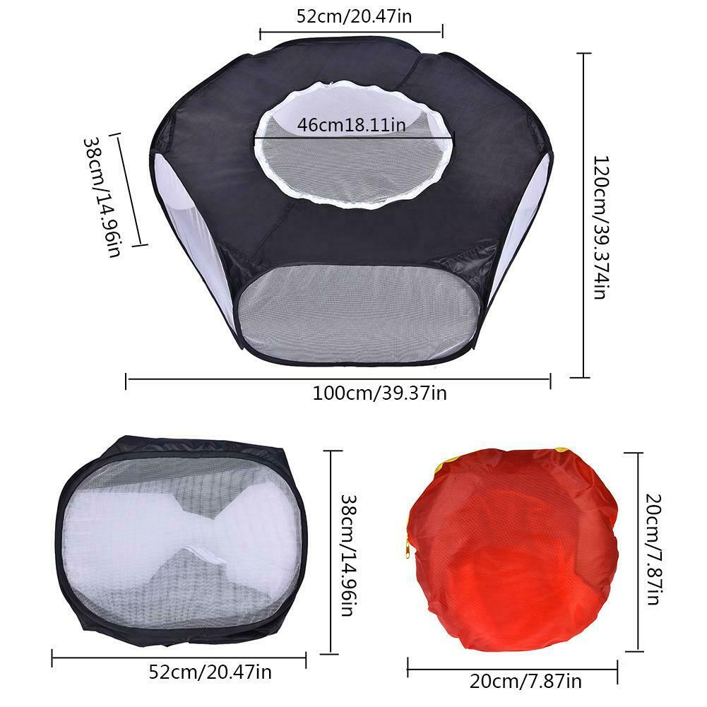 Pet Puppy Konijn Kinderbox Hek Indoor Outdoor Kleine Dier Hamsters Kooi Tent Opvouwbare Draagbare Kennel Met Rits Cover Bedden