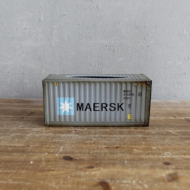 Retro container jern vævskasse hjem bil serviet papir beholder metal papirhåndklæde opbevaringskasse hjem deco