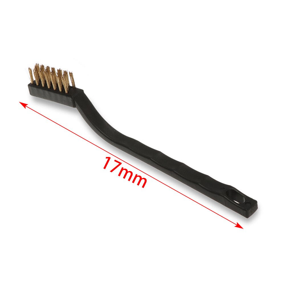 Multifunktionel stålbørste håndstål messing nylon metal rustmalingsfjerner ren overflade rustfrit stål grill rengøringsværktøj
