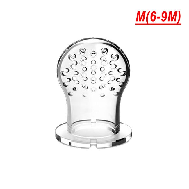 Siliconen Fopspeen Baby Tepel Fopspeen Peuter Kids Fopspeen Feeder Voor Vruchten Voedsel Nibbler Dummy Babyvoeding Fopspeen: 1Pcs M