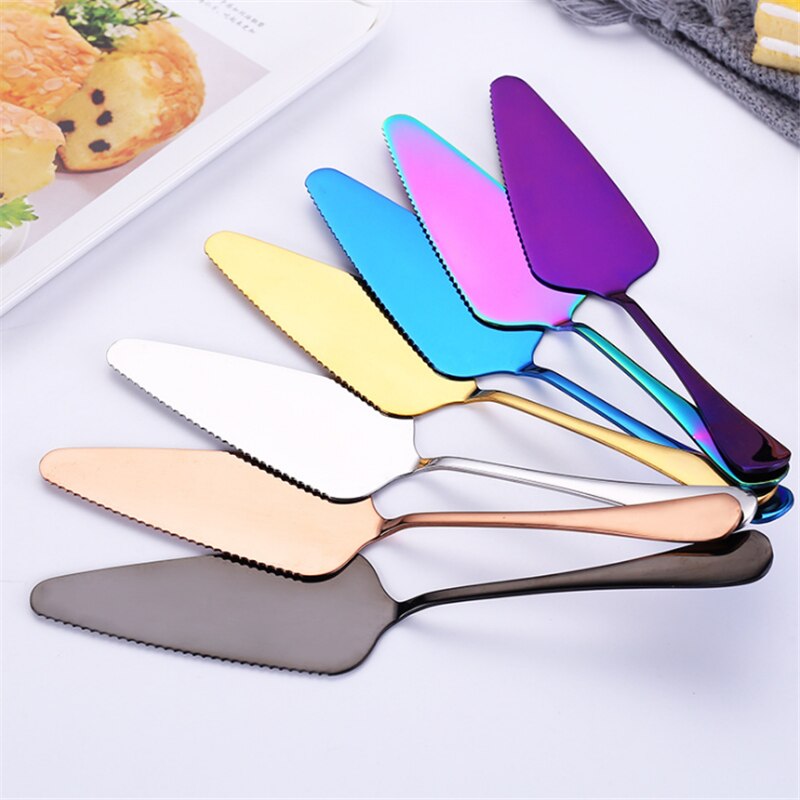 1 pçs acessórios de cozinha aço inoxidável bolo pá faca pizza queijo ferramentas bolo divisor facas ferramentas cozimento gadgets cozinha