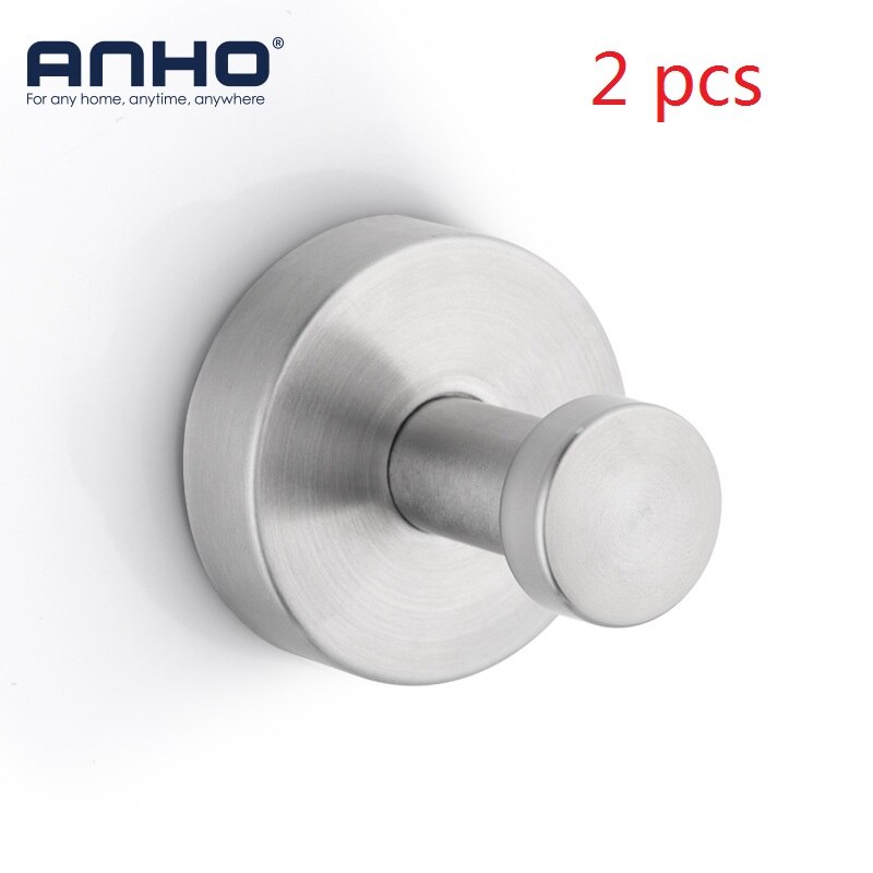 Rvs wall mount handdoekring badkamer accessoires Ronde handdoek houder Badkamer Handdoekenrek Hanger: Hooks 1