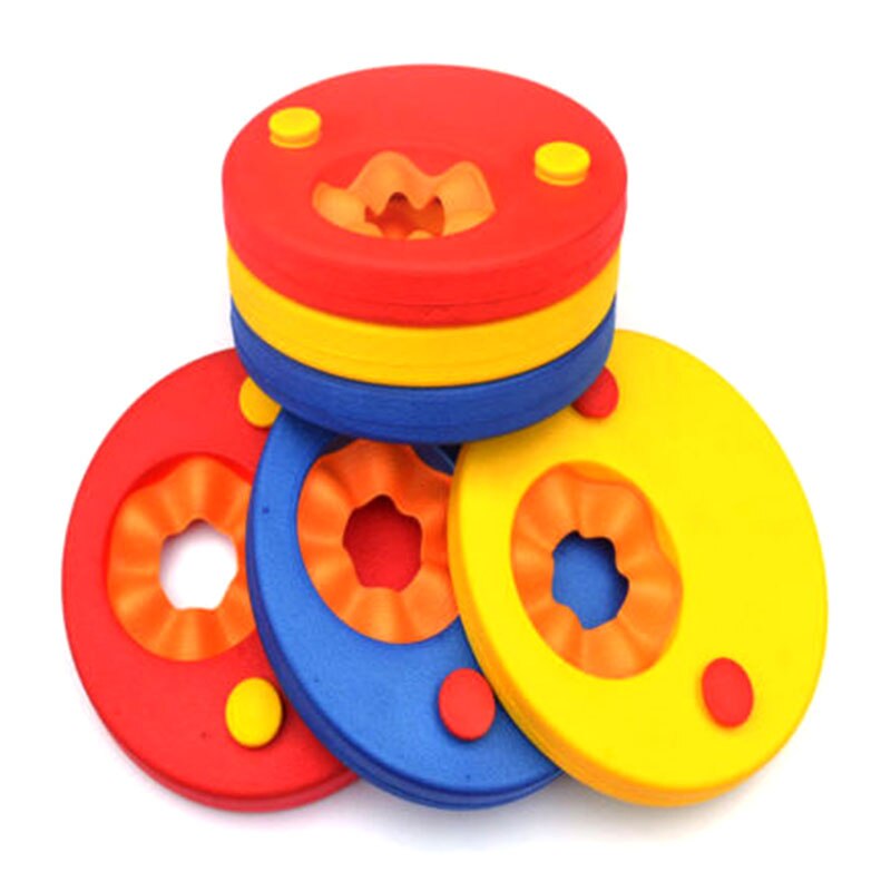 Conjunto de 6 uds. De discos flotantes para bebé, brazo de natación, para aprender natación: Default Title