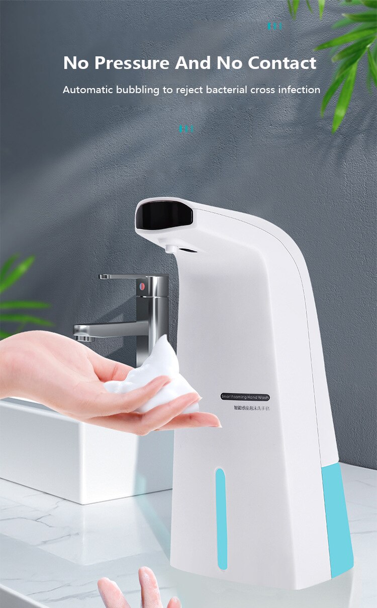 Intelligent Automatic Sensor Foam Soap Dispenser Smart Induction Foam Dispenser Auto Liquid Touchless Hand Washer For Kitchen