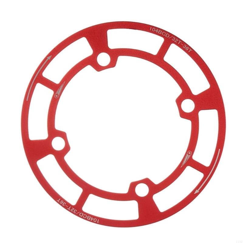 Protecteur plate-forme bouclier à vélos pour les vélos à vitesse à vitesse aluminium: Rouge