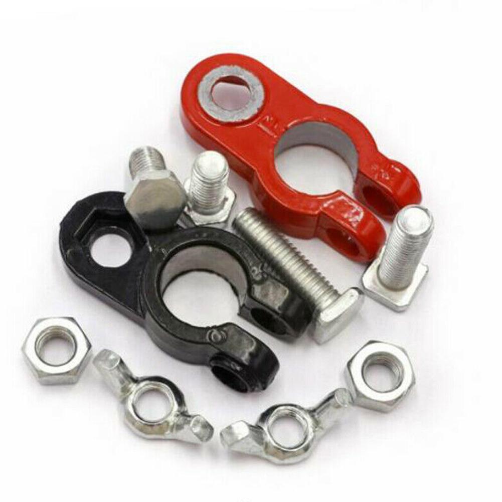 Car Battery Terminal Automotive Car Top Post Wire Cable Clamp Terminal Connectors Car Accessories For Cars Trucks Buses H7O6