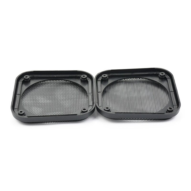 AIYIMA 2Pcs 4 INCH Speaker Grill Mesh Enclosure Protective Cover Replacement Square Net Speaker Accessories