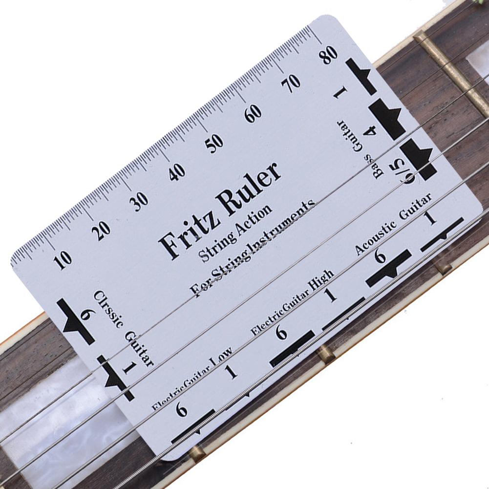 String Actie Heerser String Hoogte Data Remklauw String Pitch Heerser Gitaar Bas String Pitch Luthier Meetinstrument Kaart