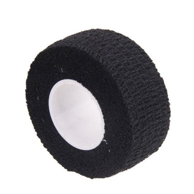 Durable Sports Tape Golf Grip Anti-Skid Golf Club Cotton Elastic Finger Wrap Adhesive Bandage Grip 5cm*4.5m: Black