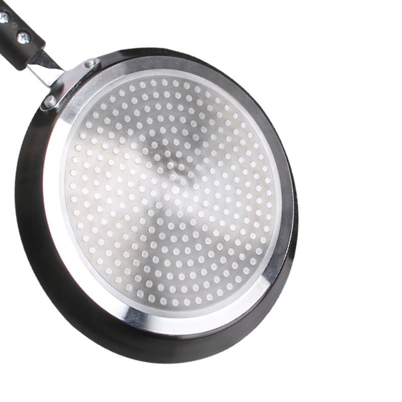 Poêle à Crêpes En Pierre Médicale Antiadhésive – 18 Cm, Compatible Induction Et Gaz, Facile à Nettoyer