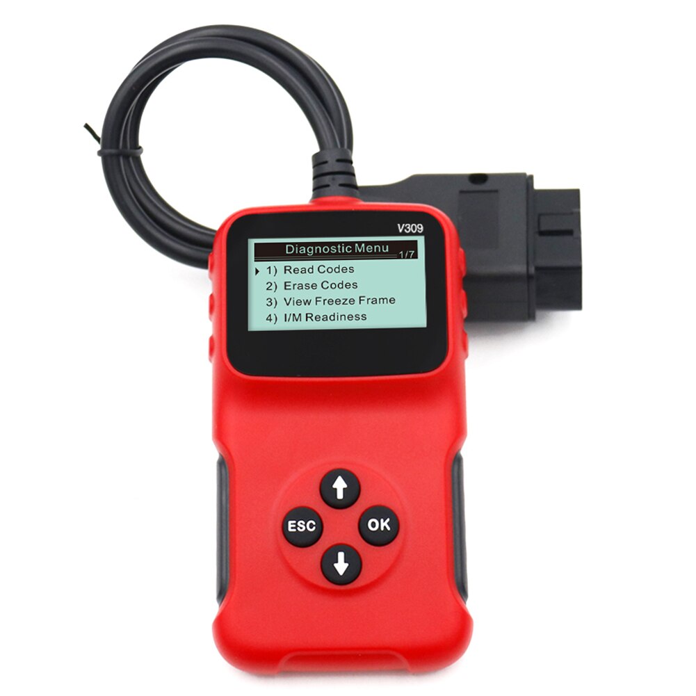 Universele Obdii Diagnostic Tool Scanner Code Reader Auto Code Scan Voor Alle 1996 En Nieuwere Obdii Conforme Voertuigen V309
