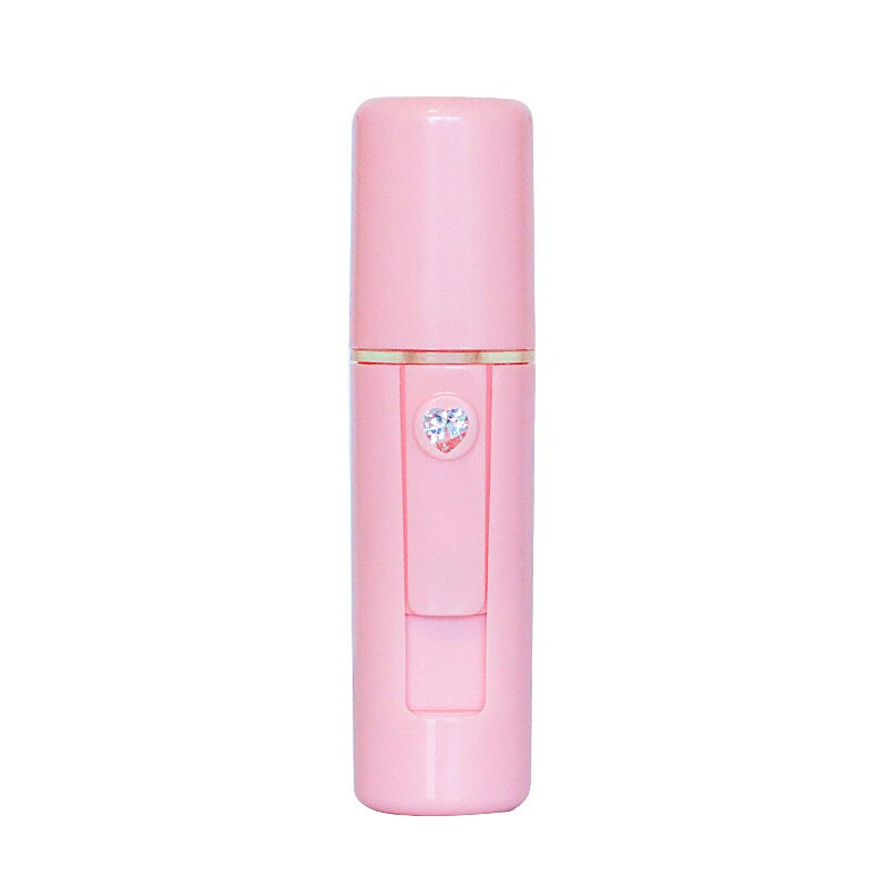 1PC Ultrasonic Mini Air Humidifier USB Rechargable Humidifier Handheld Portable Steam Face Humidifier For Home: D