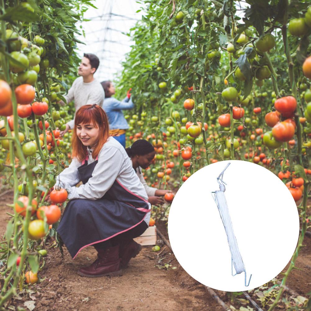 5 stuks tuinplantensteunen tomatensteunen j-haken tomatenplantenhouder bindgroentenklem anti-kneus haken