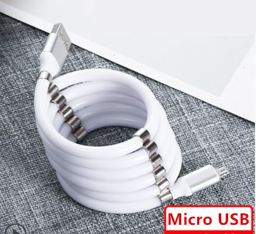 Magnetic Cable 3A Micro USB Quick charge 3.0 Fast Charging Magnet USB Type C Mobile Phone Charger For iPhone 11 X Samsung A30S: Micro USB cable