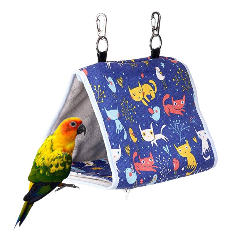 Nido de Pájaro para acurrir, refugio para loros, cueva, tienda colgante, hamaca, cama para dormir para pájaros