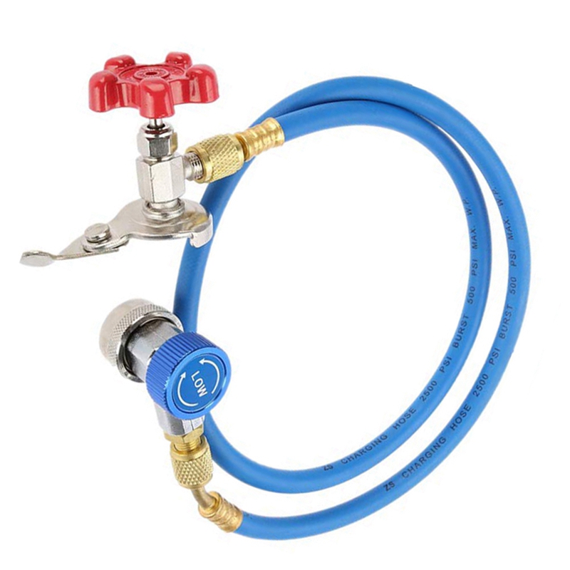 R134A Auto Airco Koelmiddel Opladen Slang Met Blikopener Voor R502 R12 R22 Koelmiddel