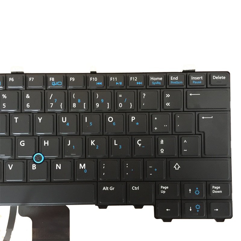 Portuguese Keyboard For Dell Latitude E7440 E7240 Black 0JYFTN Laptop PO Keyboard