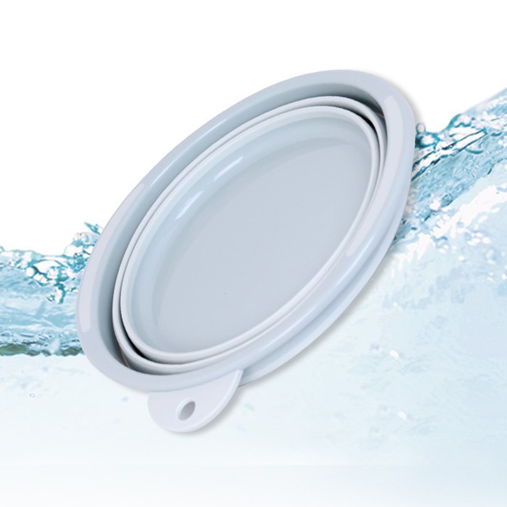 Lavamanos plegable de plástico, cubo plegable, bañera, lavamanos de cara, fregadero de agua de Camping para el hogar/al aire libre, 4 colores opcionales