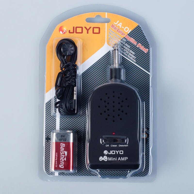 JOYO JA01 Mini Guitar Amplifier AMP Headphone Guitar Speaker Mp3 Headphone Amp Clean Distortion Effect for Electric Guitar