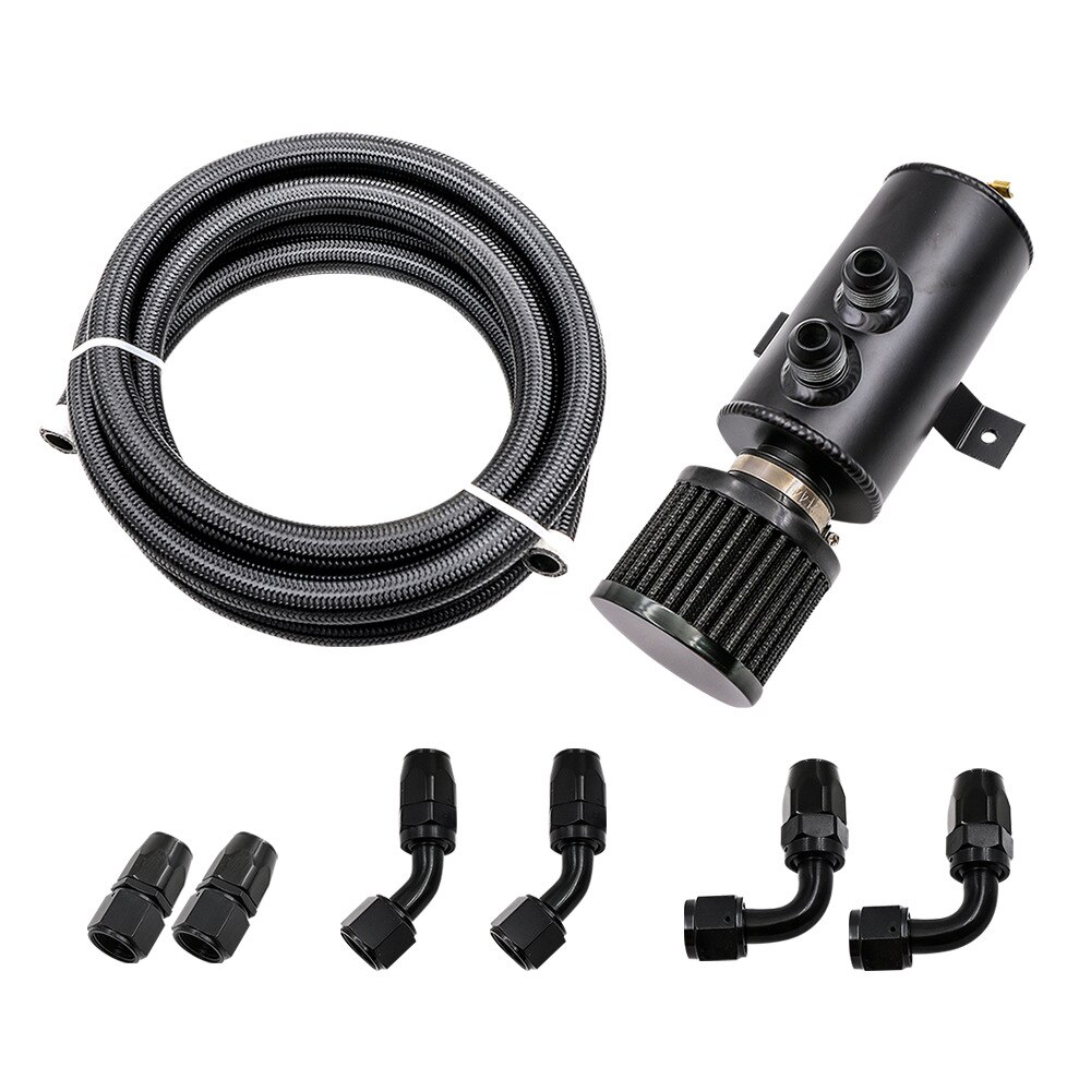 Universal fuel tank, compact, 2 ports, aluminum fuel tank, fuel tank, fuel tank parts, two-hole breathable water bottle