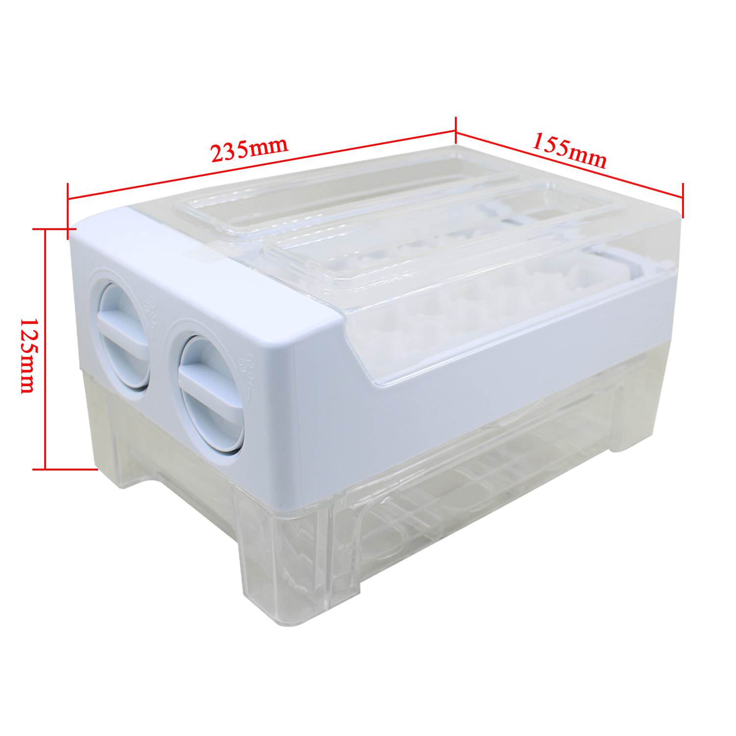 Jääpalalaatikko jääkaapin jääpalakone pieni jääpalamuotti irrotettava pakastinjäätelö jääpalateline jääpalamuotti