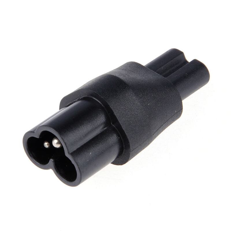 Iec 320 c6 to c7 ac adapter, velcon iec 3 polet han to 2 polet figur 8 hun strømforsyning, iec c7 to c6 ac konverter: Default Title