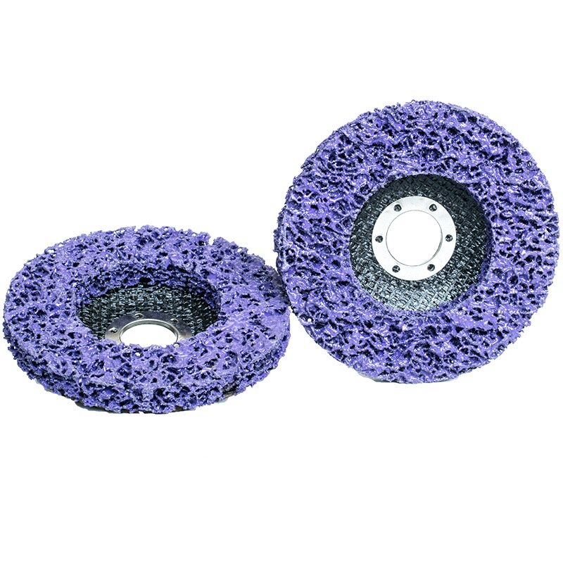 Chain Grinder Clean and Strip Disc Sanding Disc Clean Grinding коралловый диск шлифовальный диск по бетону круг 100/115/125мм: 125 x 22 / Purple 1pcs